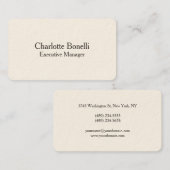 Professionele, moderne, minimalistische handtekeni visitekaartje (Voorkant / Achterkant)