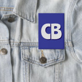 Professionele moderne minimalistische Initialen vo Button (Insitu)