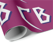 Professionele moderne minimalistische Initialen vo Cadeaupapier (Rol Hoek)