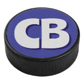 Professionele moderne minimalistische Initialen vo Hockey Puck (3/4)