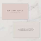 Professionele, moderne, minimalistische legant visitekaartje (Voorkant / Achterkant)