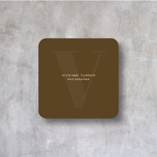 Professionele Moderne Minimalistische Luxe Elegant Vierkante Visitekaartje