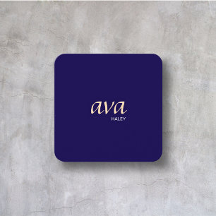 Professionele Moderne Minimalistische Luxe Elegant Vierkante Visitekaartje