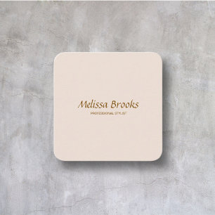 Professionele Moderne Minimalistische Luxe Elegant Vierkante Visitekaartje