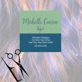 Professionele, moderne minimalistische oogvangst vierkante visitekaartje