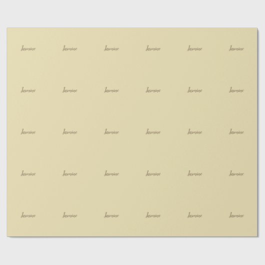 Professionele moderne minimalistische pastel beige cadeaupapier (Vlak)
