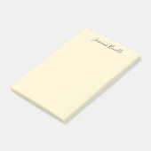 Professionele Moderne Minimalistische Pastel Beige Post-it® Notes (Schuin)