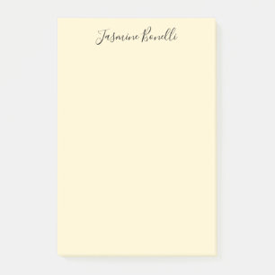 Professionele Moderne Minimalistische Pastel Beige Post-it® Notes