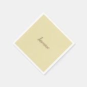 Professionele moderne minimalistische pastel beige servet (Hoek)