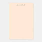 Professionele moderne minimalistische pastelkleur post-it® notes (Voorkant)