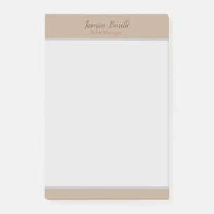 Professionele moderne minimalistische pastelkleure post-it® notes