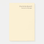 Professionele, moderne minimalistische post-it® notes (Voorkant)