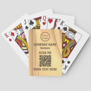 Professionele, moderne, minimalistische Qr-code vo Pokerkaarten