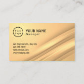 Professionele, moderne, minimalistische Qr-code vo Visitekaartje (Achterkant)