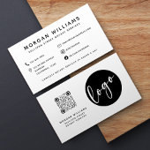 Professionele, moderne, minimalistische Qr-code vo Visitekaartje