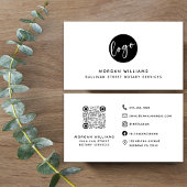 Professionele, moderne, minimalistische Qr-code vo Visitekaartje