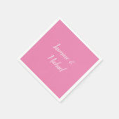 Professionele Moderne Minimalistische Roze Kleur Servet (Hoek)