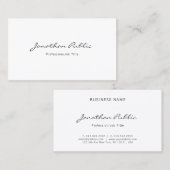 Professionele, moderne, minimalistische schoonmaak visitekaartje (Voorkant / Achterkant)