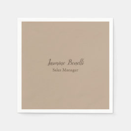 Professionele, moderne minimalistische servet