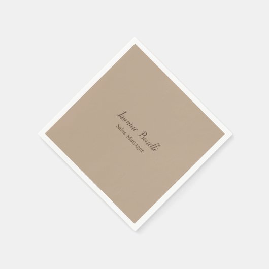 Professionele, moderne minimalistische servet (Hoek)