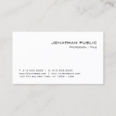 Professionele Moderne Minimalistische Sjabloon Sem Visitekaartje (Achterkant)