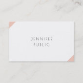 Professionele, moderne, minimalistische Sjabloon Visitekaartje (Voorkant)