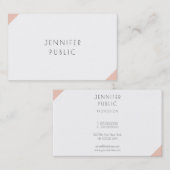 Professionele, moderne, minimalistische Sjabloon Visitekaartje (Voorkant / Achterkant)