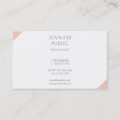 Professionele, moderne, minimalistische Sjabloon Visitekaartje (Achterkant)