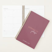Professionele moderne minimalistische stoffige Roo Planner (Display)