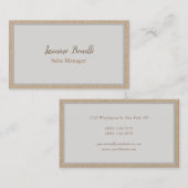 Professionele, moderne minimalistische supermarkt visitekaartje (Voorkant / Achterkant)