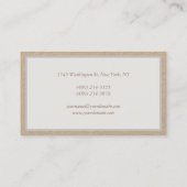 Professionele, moderne minimalistische supermarkt visitekaartje (Achterkant)