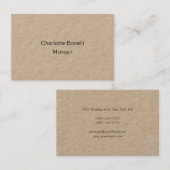 Professionele, moderne minimalistische supermarkt visitekaartje (Voorkant / Achterkant)