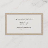 Professionele, moderne minimalistische supermarkt visitekaartje (Achterkant)