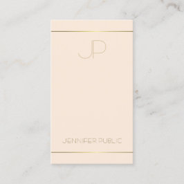 Professionele moderne monogram Elegant Sjabloon Visitekaartje