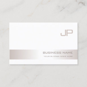 Professionele Moderne Monogram Elegante Sjabloon Visitekaartje