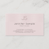 Professionele moderne monogram Sjabloon legant Visitekaartje (Voorkant)