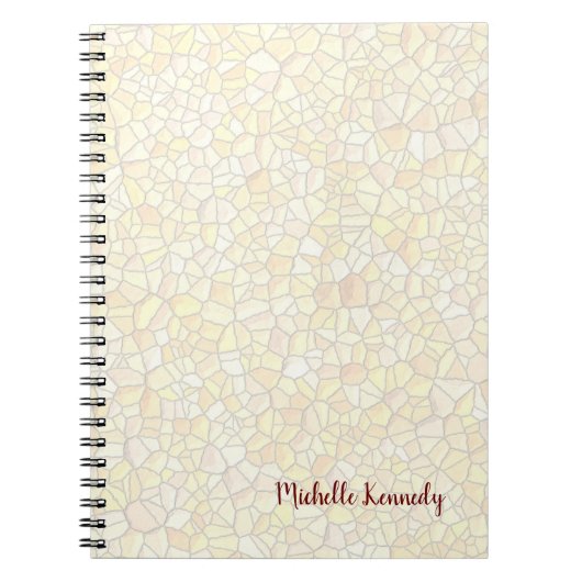 Professionele moderne mozaïekontwerp minimalistisc notitieboek (Voorkant)