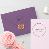 Professionele Moderne Naam Kleine BedrijfsEigenaar Rubberstempel