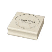 Professionele Moderne Naam Kleine BedrijfsEigenaar Rubberstempel (Stempel)