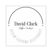 Professionele Moderne Naam Kleine BedrijfsEigenaar Rubberstempel (Afrduk)