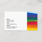 Professionele, moderne, op maat gemaakte zakelijke visitekaartje (Achterkant)