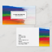 Professionele, moderne, op maat gemaakte zakelijke visitekaartje (Voorkant / Achterkant)