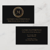 Professionele, moderne, op vrijwillige leningen be visitekaartje (Voorkant / Achterkant)