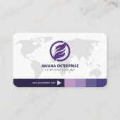 Professionele moderne QR-code, aangepast Visitekaartje (Voorkant)