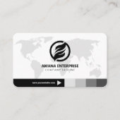 Professionele moderne QR-code, aangepast Visitekaartje (Voorkant)