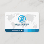 Professionele moderne QR-code, aangepast Visitekaartje (Voorkant)