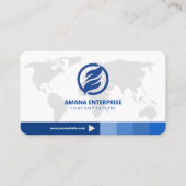 Professionele moderne QR-code, aangepast Visitekaartje (Voorkant)