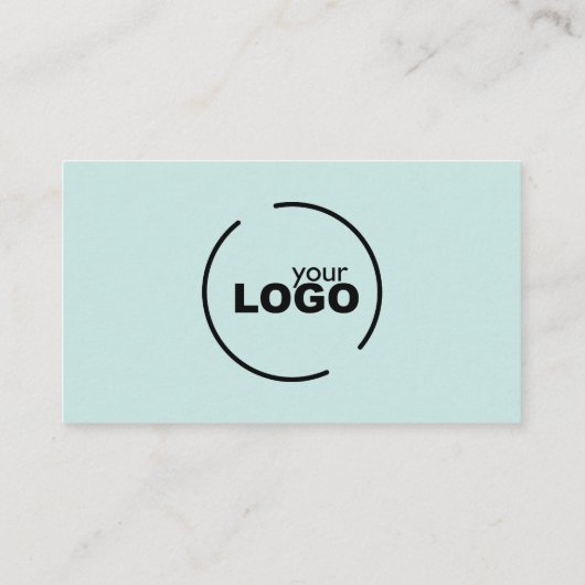 Professionele moderne QR-code Turquoise & Black Visitekaartje (Achterkant)