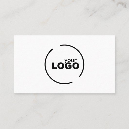 Professionele moderne QR-code voor Logo Visitekaartje (Achterkant)