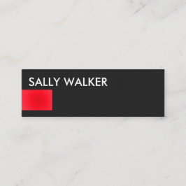 Professionele moderne Rode mini-visitekaartjes Mini Visitekaartje